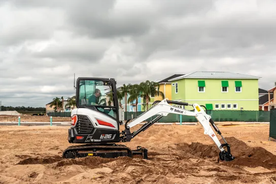 Browse Specs and more for the E26 Compact Excavator - K.C. Bobcat