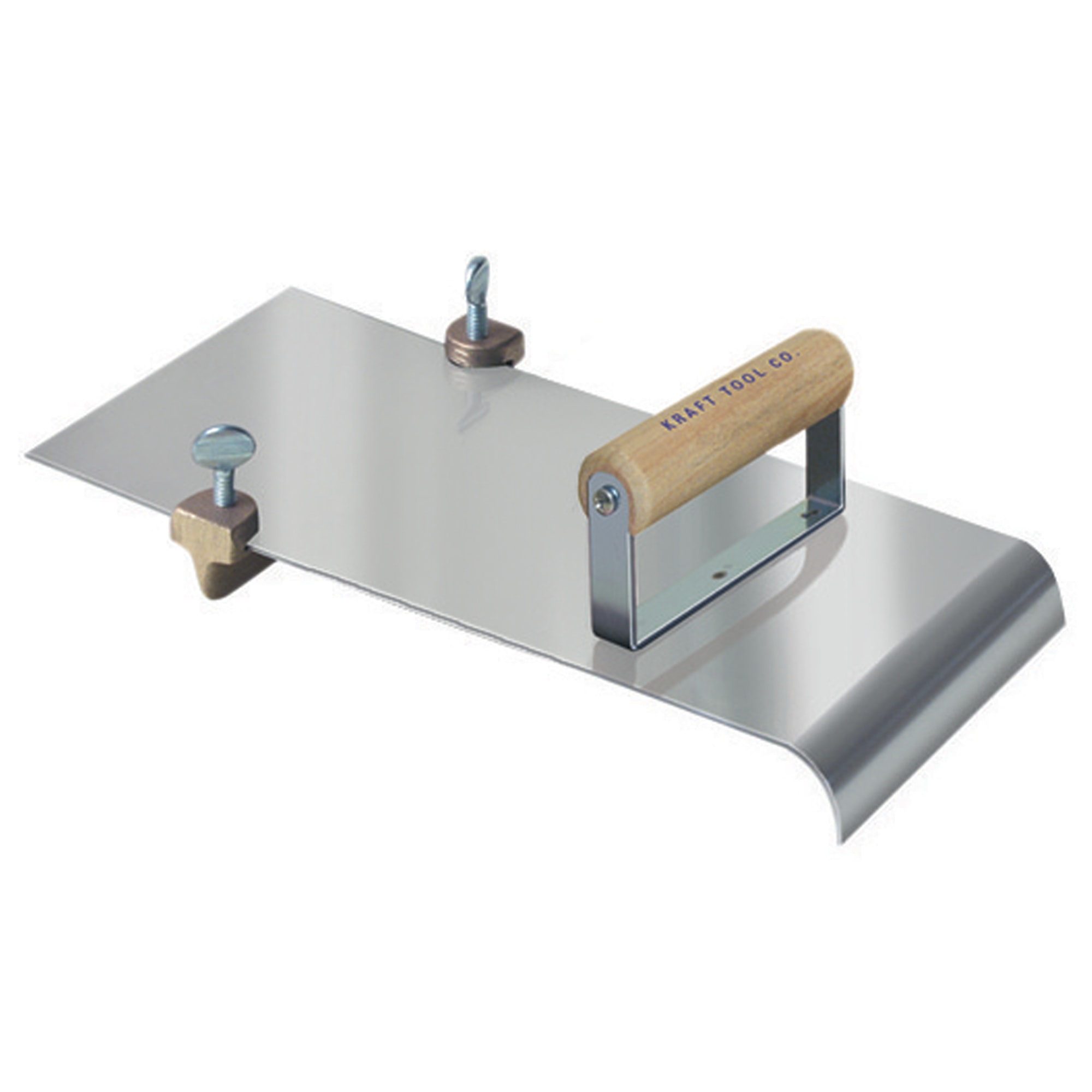 Browse Specs and more for the 5″ x 12″ 1/2″R, 3/4″D Stainless Steel Edger with Adjustable Groover - KC Bobcat